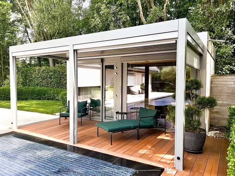 Pergola Nuun Eco RAL 7037