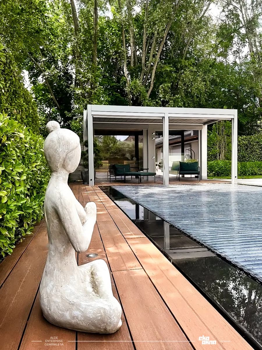 Pergola Nuun Eco RAL 7037